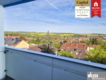 Perfekt für Familien: Geräumige 4 Zimmer Wohnung mit zwei Balkonen und Garage, 97076 Würzburg, Etagenwohnung
